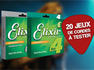 Nouvelles cordes de basse Elixir : 20 jeux à tester !